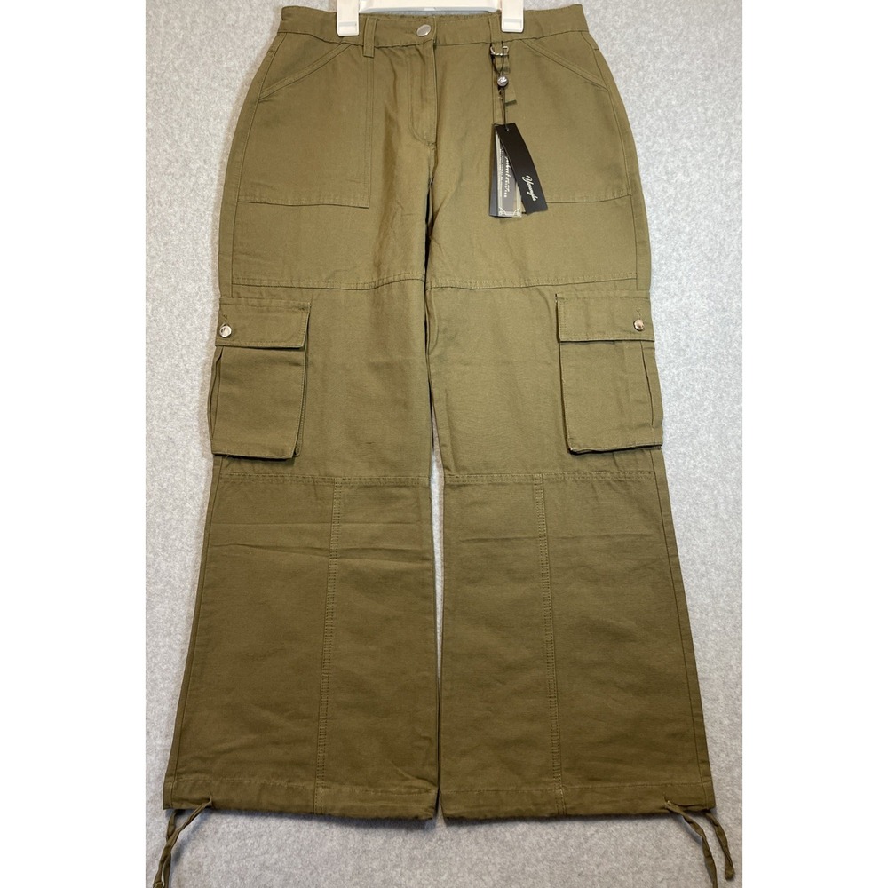 YoungLA *LBP Women's Cargo Pants Sz M (Model W259) Olive NWT